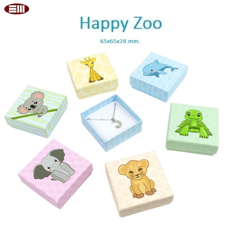 Cajita Happy Zoo 65x65x28 mm. Cajita Happy Zoo 65x65x28 mm.